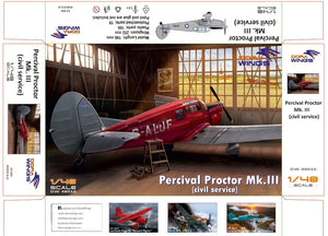 Dora Wings 48016 Percival Proctor Mk.III civil registration 1/48 – immagine 2