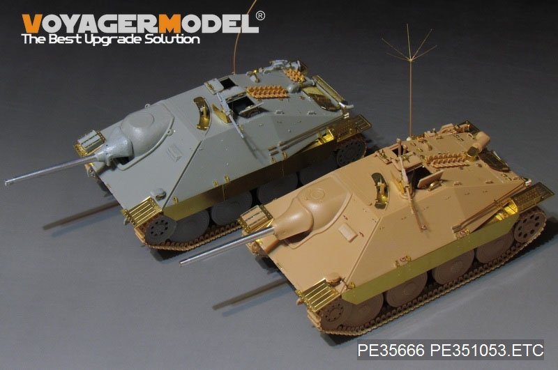 Maquette Voyager PE351053B Chasseur de chars allemand Sd.Kfz.138/2 Hetzer, version tardive (la version B inclut le canon), pour maquettes ACADMY 13230/13277 au 1/35 – image 21