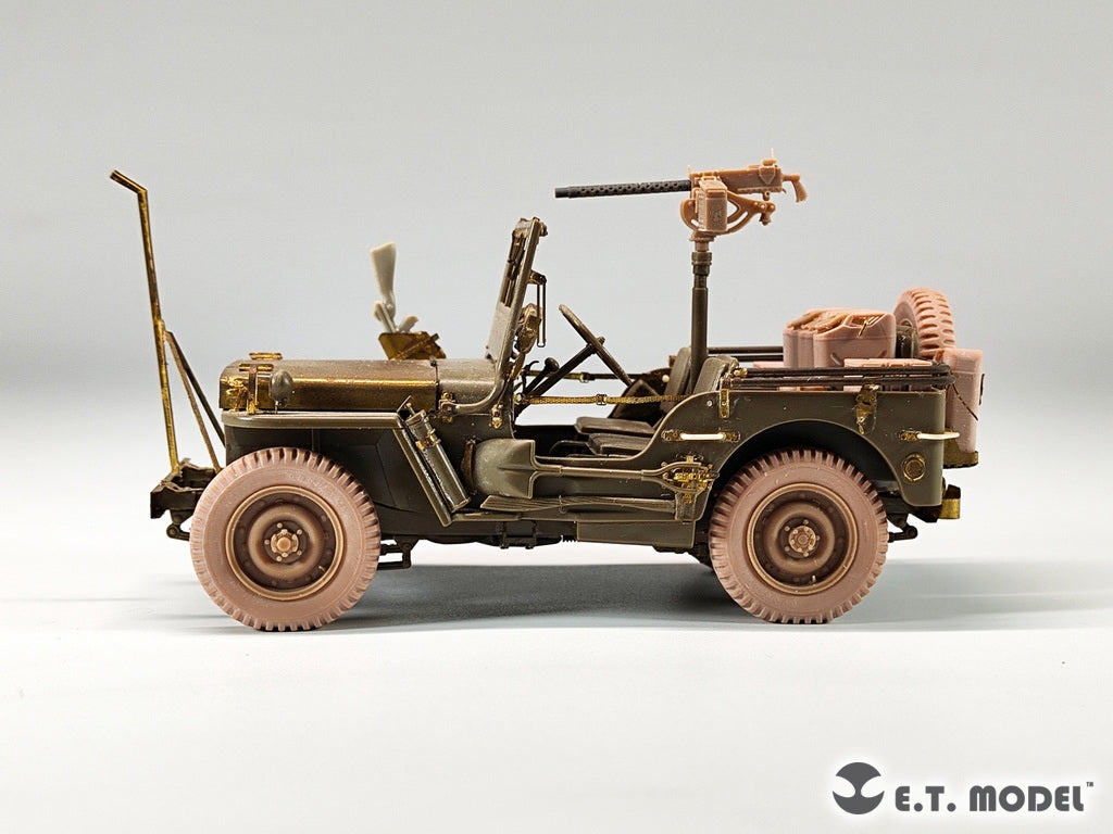E.T. Model P35-156 U.S.Army Jeep Willys MB 1/4-ton 4x4 Truck Sagged Wheels 1/35 – immagine 9