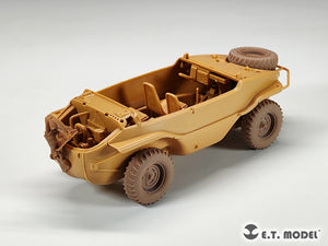 E.T. Model P35-136 WWII German Schwimmwagen Type166 Sagged wheels Wide For TAMIYA Kit 1/35 – imagen 8
