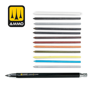 AMMO of Mig Jimenez 8349 Lock &amp;#39;N Load - Weathering Rechargable Technical Pencil – imagen 6