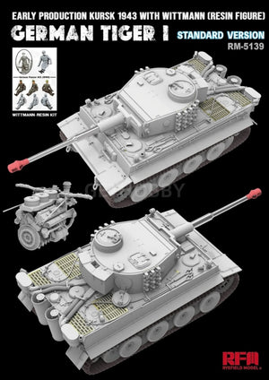 Rye Field Model 5139 Tiger I Early Production Wittmann Kursk 1943 Standart Version 1/35 – image 2