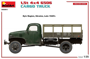 MiniArt 38064 1,5t 4×4 G506 CARGO TRUCK 1/35 – zdjęcie 4
