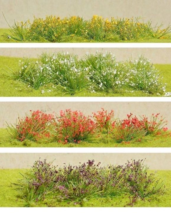 FREON KW57F Flowers violet - Kwiaty kolor fioletowy 5/7mm