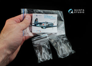 Quinta Studio QC32001 Yak-3 vacuformed clear canopy, open &amp;amp; close position (for Special Hobby kit) 1/32 – Bild 6