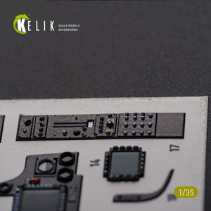 KELIK K35026 AH-64D Apache interior 3D decals for Meng kit 1/35 – image 4