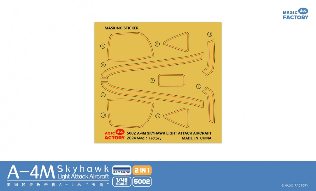 Magic Factory 5002 A-4M Skyhawk Light Attack Aircraft 2 in 1 1/48 – Bild 6