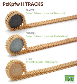 T-Rex Studio TR85004 PzKpfw II Tracks Common Model 1/35 – image 4