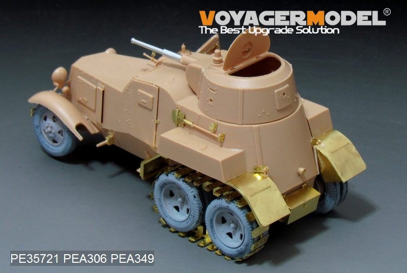 Voyager Model PE35721 WWII Soviet BA-10 Armored Vehicle Basic (For HobbyBoss 83840)1/35 – immagine 3