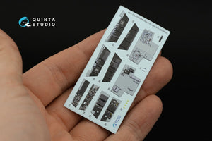 Quinta Studio QD48243 F/A-18F late / EA-18G 3D-Printed &amp;amp; coloured Interior on decal paper ( Meng ) 1/48 – imagen 10