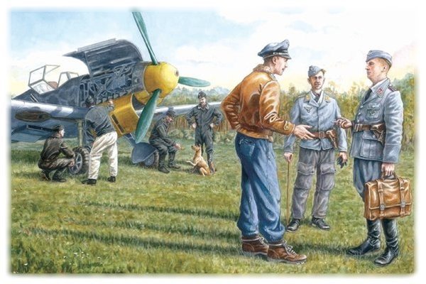 ICM 48085 German Luftwaffe Ground Personnel 1939-19451/48 – imagen 2