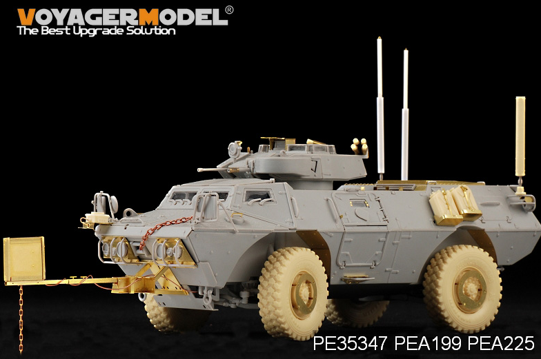 Voyager Model PEA199 Modern US Army M1117 Road Wheels (For TRUMPETER) 1/35 – immagine 2