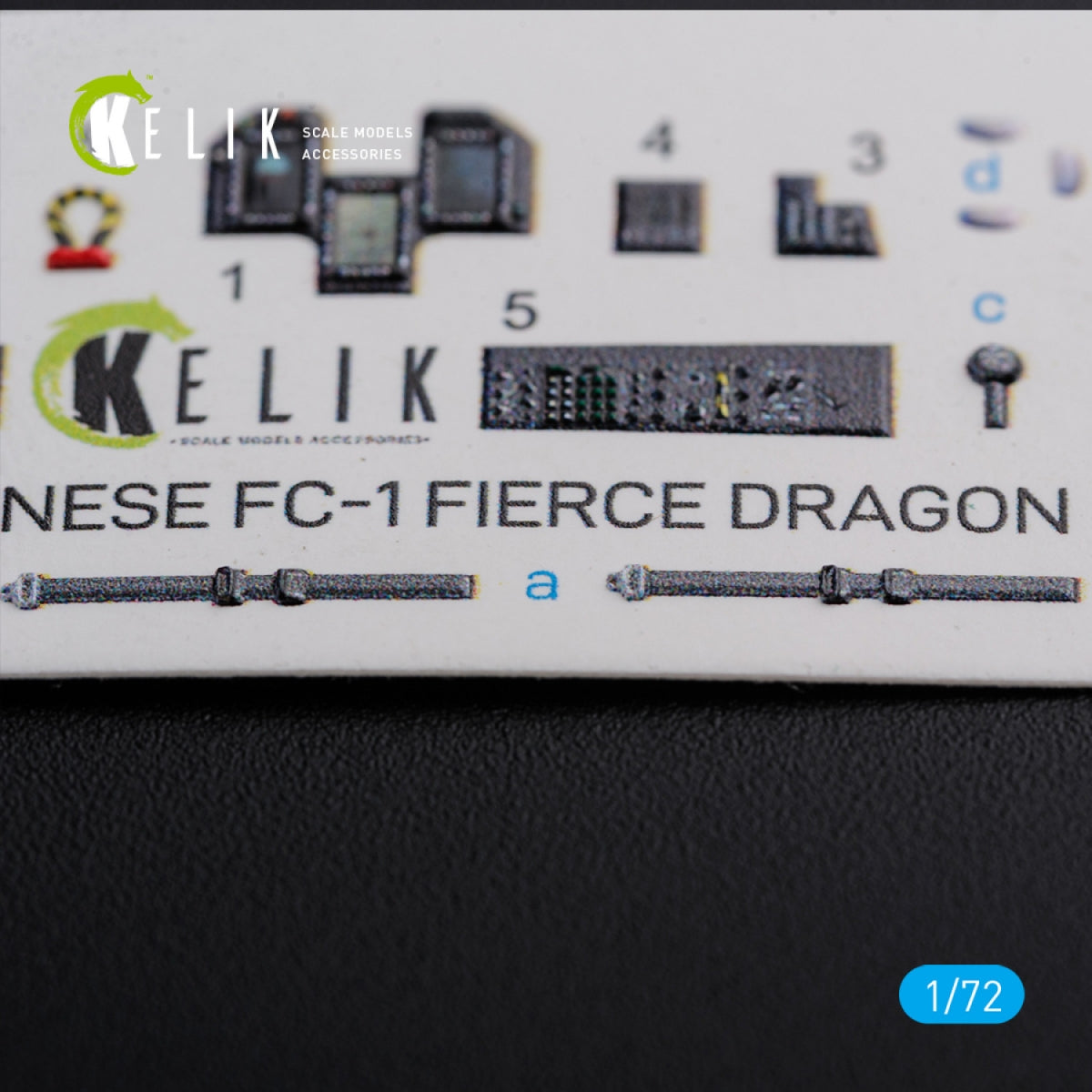 KELIK K72101 Chinese FC-1 Fierce Dragon interior 3D decals for Trumpeter kit 1/72 – image 5