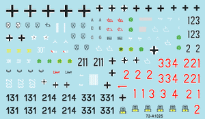 Star Decals 72-A1025 German tanks in Italy # 5. Cassino 1944. 1/72 – Bild 3