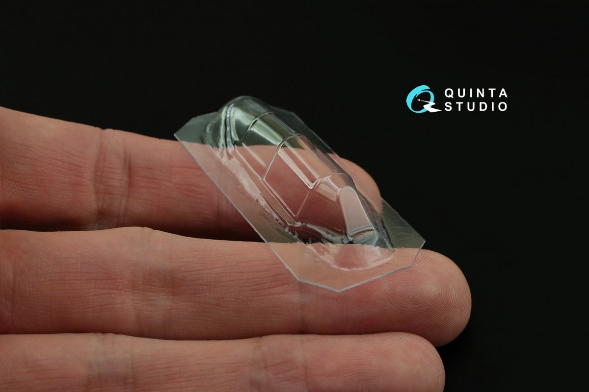 Quinta Studio QC48066 La-5FN vacuformed clear canopy, 1 pcs, (for Zvezda kit) 1/48 – immagine 4