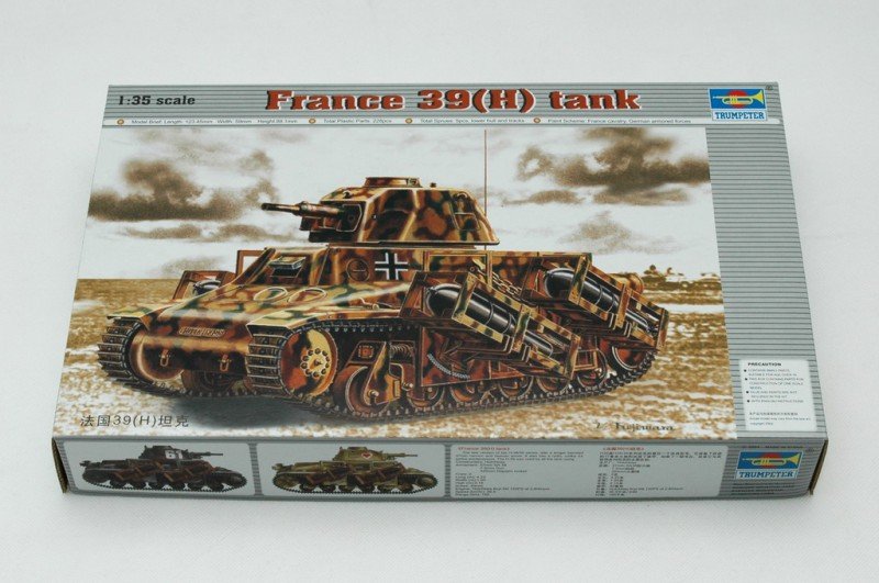 Trumpeter 00352 France 39(H) TANK SA 38 37mm gun 1/35 – Bild 2