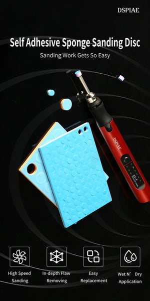 Disques abrasifs auto-adhésifs en éponge DSPIAE SS-C01, 5 mm  – image 2