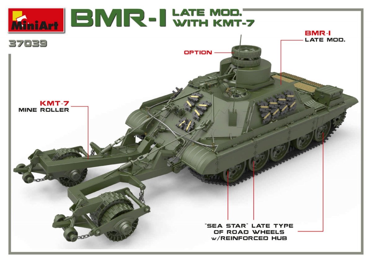 MiniArt 37039 BMR-1 Late Mod. with KMT-7 1/35 – Bild 17