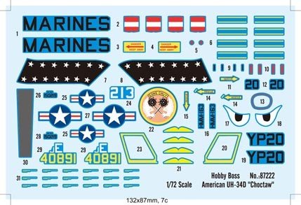 Hobby Boss 87222 American UH-34D Choctaw 1/72 – Bild 3