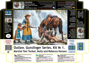 Master Box 35203 Outlaw. Gunslinger #1: Marshal Tom Tucker, Molly and Rebecca Hanson 1/35 – Bild 2