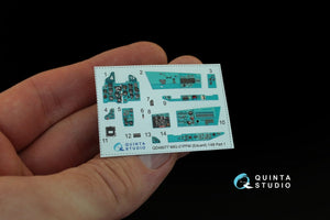 Quinta Studio QD48002 Yak-1 (early production) 3D-Printed &amp;amp; coloured Interior on decal paper (for all kits) 1/48 – zdjęcie 4