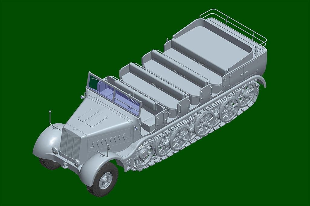 Trumpeter 09575 Schwerer Zugkraftwagen 18 t Sd.Kfz.9 Artillery Version 1/35 – Bild 11