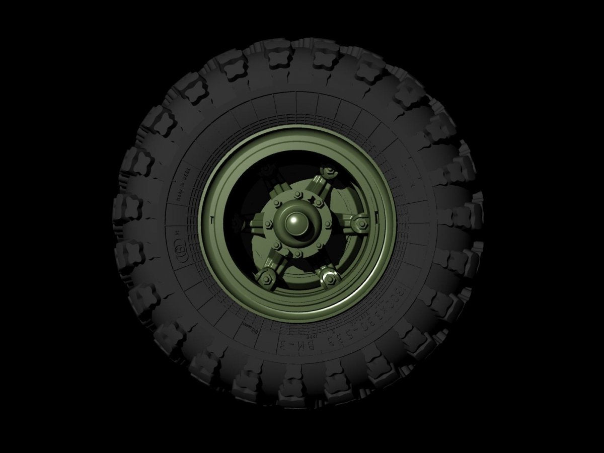 Panzer Art RE35-616 KRAZ-255B road wheels 1/35 – Bild 2