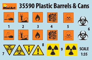MiniArt 35590 Plastic Barrels &amp;amp; Cans 1/35 – imagen 5