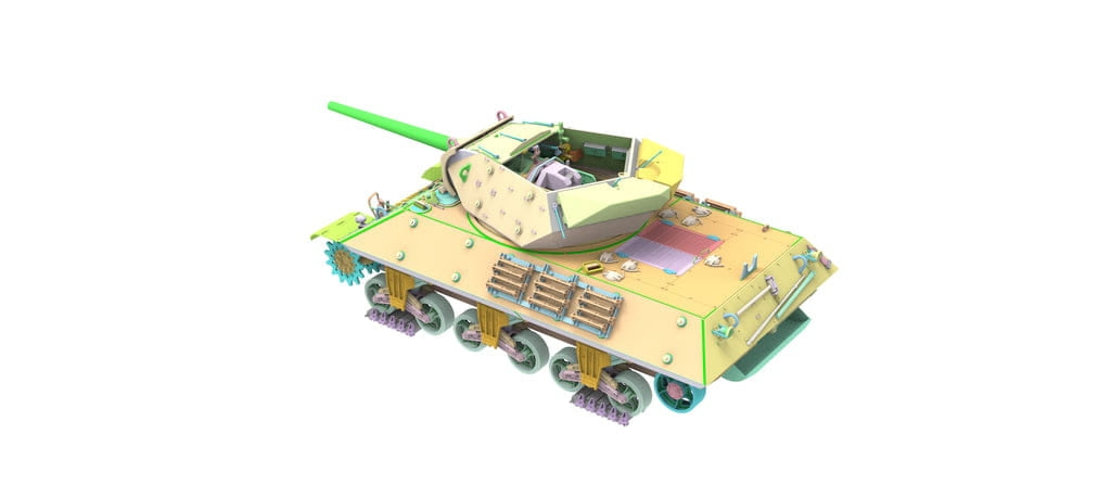 Andy&amp;#39;s Hobby Headquarters AHHQ-006 M10 Wolverine US Tank Destroyer 1/16 – imagen 6