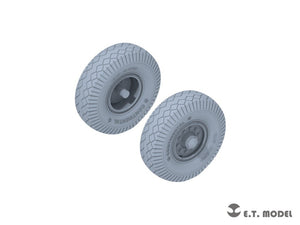 E.T. Model P35-123 WWII German Tank Transporter Sd.Ah.116 Sagged wheels For TAMIYA Kit 1/35 – Bild 2
