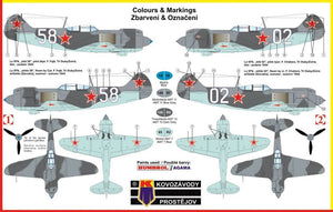 Kovozavody Prostejov KPM0036 LAVOCKIN LA-5FN SNP 1/72 – image 2
