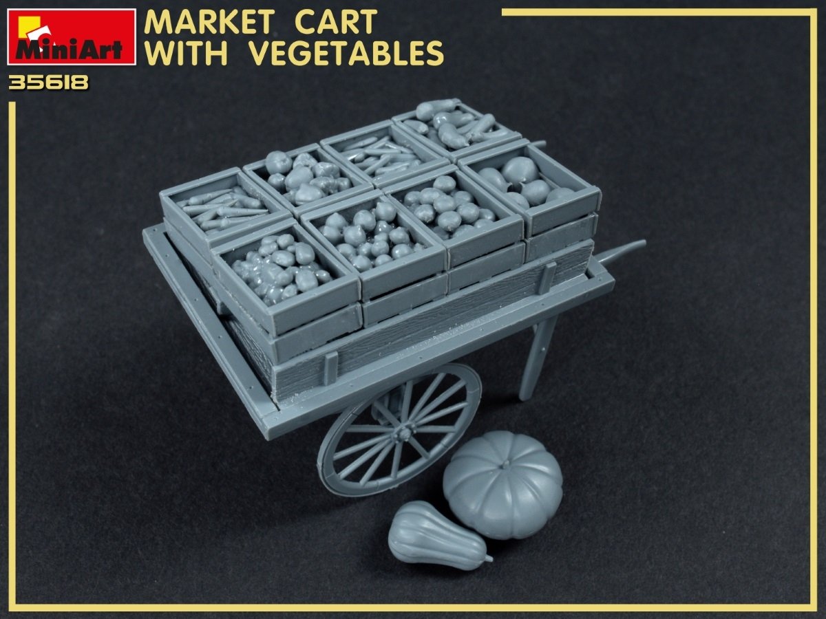 MiniArt 35623 MARKET CART WITH VEGETABLES 35623 1/35 – Bild 4