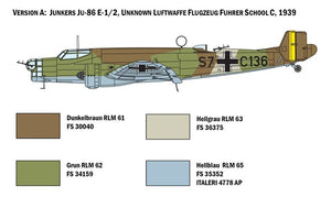 Italeri 1391 JU 86 E1/E2 1/72 – immagine 3