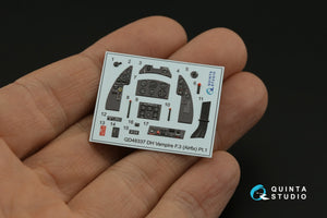 Intérieur coloré imprimé en 3D sur papier décalcomanie Quinta Studio QD48337 DH Vampire F.3 (Airfix) 1/48 – image 4