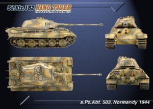 Dragon 6189 Sd. Kfz. 182 King Tiger (Porsche Turret) 1/35 – zdjęcie 2