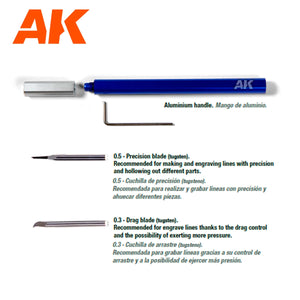 AK Interactive AK9321 TUNGSTEN STEEL ENGRAVING SCRIBER – Bild 3