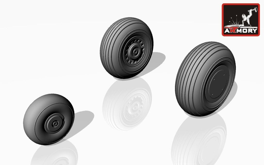 Armory Models AW72303 A-20G Boston wheels, late 1/72 – Bild 5