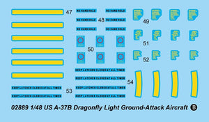 Trumpeter 02889 US A-37B Dragonfly Light Ground-Attack Aircraft 1/48 – image 5