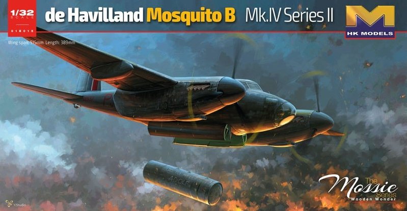 Hong Kong Models 01E015 de Havilland Mosquito B.IV Série II 1/32