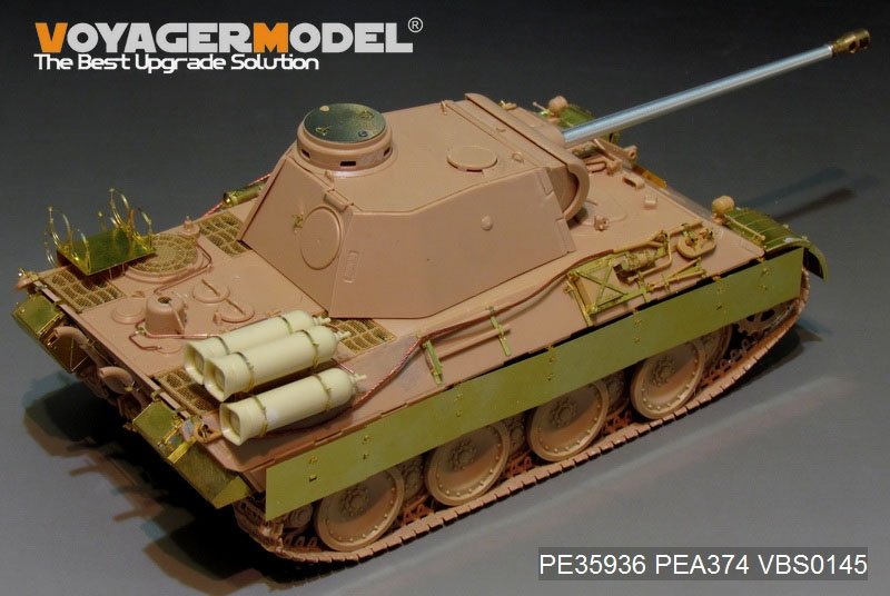 Voyager Model PE35936 WWII German Panther D w/&amp;quot;Stadtgas&amp;quot; Fuel Tanks Basic For MENG TS-038 1/35 – imagen 11