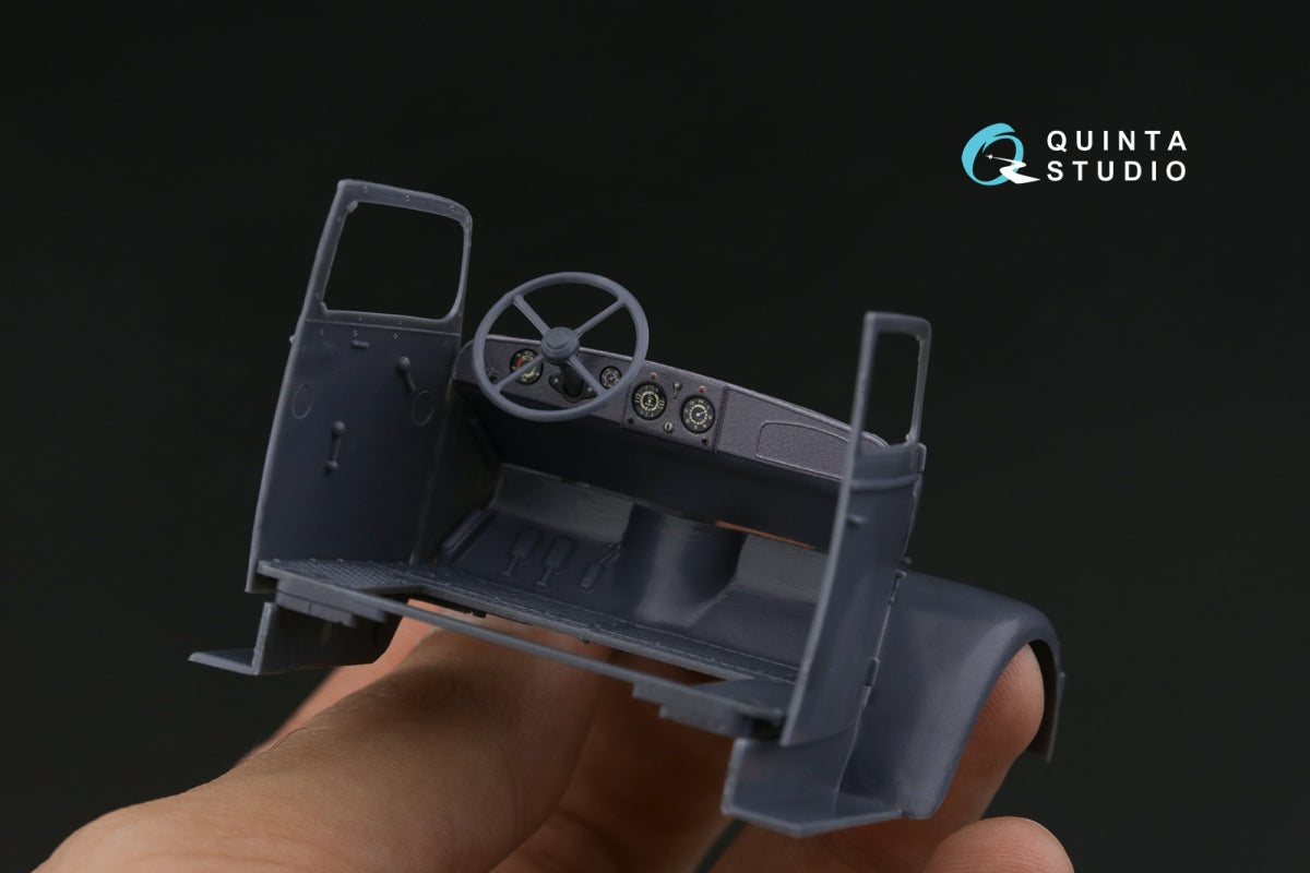 Intérieur imprimé en 3D et coloré sur papier décalcomanie Quinta Studio QD35116 Opel Blitz (Italeri/Zvezda) 1/35 – image 11
