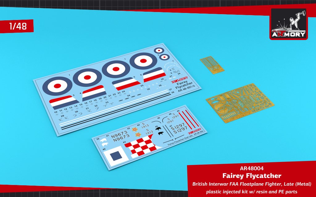 Armory Models 48004 Fairey Flycatcher British Interwar FAA Floatplane Fighter, Late (Metal) 1/48 – image 27