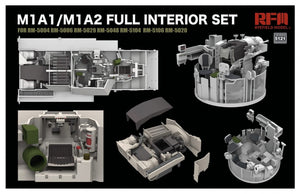 Rye Field Model 5121 M1A1 / M1A2 Abrams Full Interior Set 1/35 – immagine 2