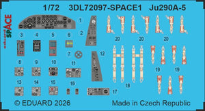 Eduard 3DL72097 Junkers Ju-290 A-5 Space Set for REVELL 1/72