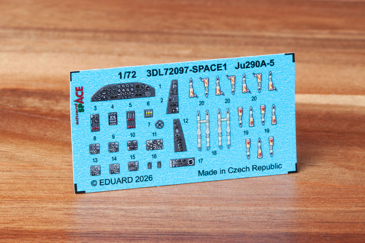 Eduard 3DL72097 Junkers Ju-290 A-5 Space Set for REVELL 1/72 – image 3