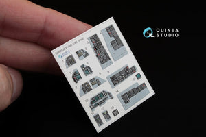 Quinta Studio QD48032 F-16D 3D-Printed &amp;amp; coloured Interior on decal paper (for Hasegawa kit) 1/48 – Bild 3