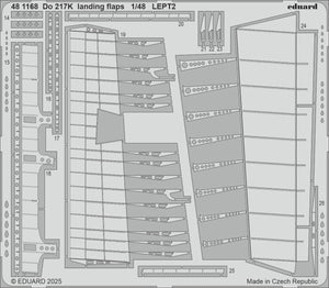 Eduard 481168 Do 217K landing flaps ICM 1/48