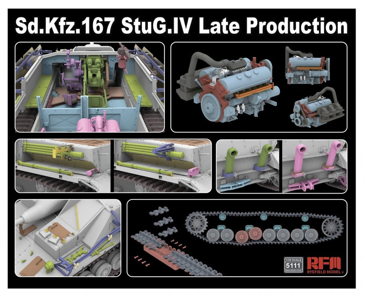 Rye Field Model 5111 Sd.Kfz. 167 StuG.IV Late Production 1/35 – immagine 3