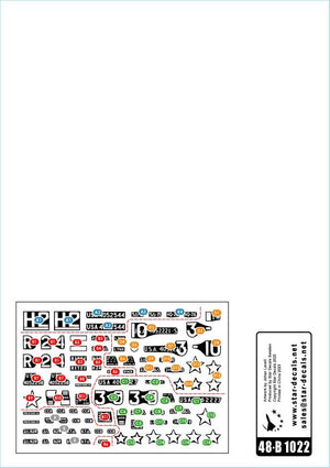 Star Decals 48-B1022 US M8 HMC - 75mm Howitzer. D-Day and France in 1944. 1/48 – immagine 3