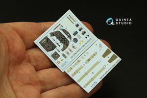 Quinta Studio QD32191 Bf 109G-14 3D-Printed coloured Interior on decal paper (Zoukei Mura SWS) 1/32 – imagen 5